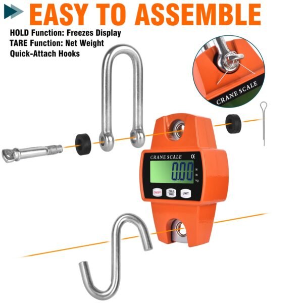 Balanzas de gancho 200kg y 500kg